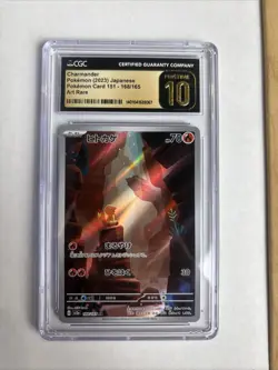 2023 Charmander 168/165 CGC 10 PRISTINE Sv2a: Pokemon Card 151 Holo (Japanese) - Image 1