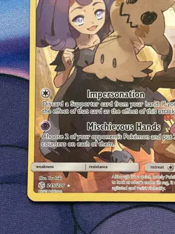 2019 Pokemon Card Sun & Moon Cosmic Eclipse Mimikyu 245/236 Secret Rare NM - Image 5