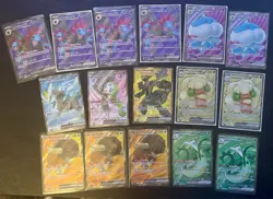 (16) Card Pokemon Sv: Black Bolt/White Flare 16 card Ultra Rare Lot - Image 1