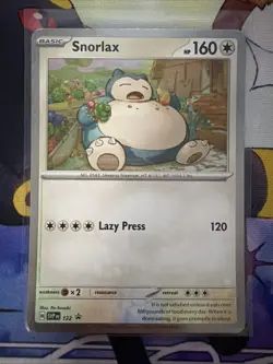 Snorlax 122 Promo Scarlet & Violet Pokemon Near Mint - Image 1