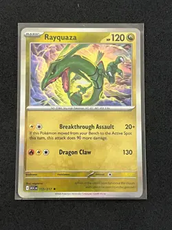 Rayquaza 153/217 Pokemon TCG ME: Ascended Heroes Holo NM - Image 1