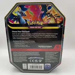 Pokemon TCG Mega Charizard Y ex Tin New Factory Sealed 4 Booster Packs - Image 3
