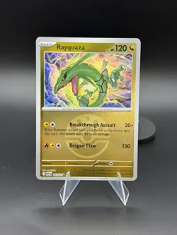 Pokemon Rayquaza Full Art Foil Me: Ascended Heroes 153/217 Basic 120 HP 130 ATK - Image 1