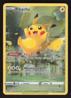 Pikachu GG30/GG70 Pokemon TCG Crown Zenith: Galarian Gallery VLP - Image 1