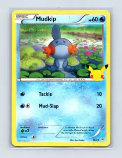 Mudkip 019/025 Promo McDonald's 25th Anniversary Promos Pokemon Lightly Played - Image 1