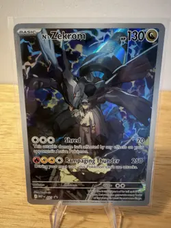 N's Zekrom 031 - Me: Mega Evolution Promo Full Art Holo Promo English - Image 1