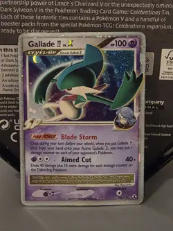 Pokemon TCG Gallade E4 LV.X 106/111 Rising Rivals 2009 - Image 1