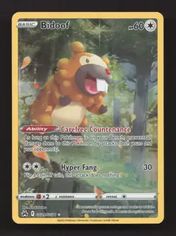 Bidoof GG29/GG70 Holo Crown Zenith Galarian Gallery Pokemon Holo NM - Image 1