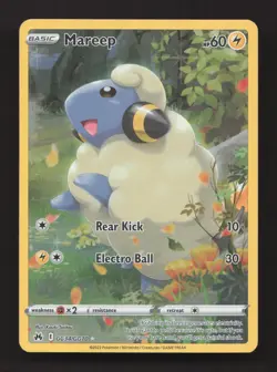 Mareep GG34/GG70 Holo Crown Zenith Galarian Gallery Pokemon Holo NM - Image 1