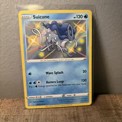 Pokemon TCG Suicune Holo Rare Shining Fates Baby Shiny Vault SV022/SV122 - Image 1