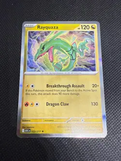 Rayquaza 153/217 Rare Ascended Heroes Pokemon Near Mint - Image 1