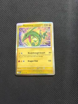 Rayquaza 153/217 Rare Ascended Heroes Pokemon Holo Near Mint - Image 1