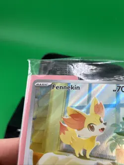 SEALED - Pokemon TCG Fennekin 080 - Black Star PROMO FULL ART Chaos Rising ETB - Image 3