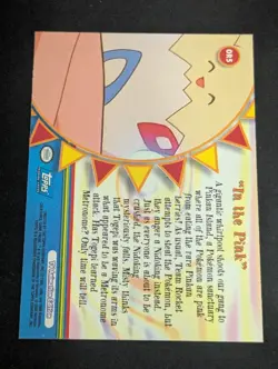 MINT Pokemon Topps In the Pink OR5 Orange Islands Blue Label 2000 Pikachu - Image 2