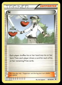 N 92/101 Uncommon Noble Victories Pokemon Lightly Played - Image 1