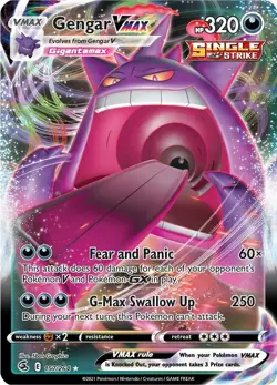 Holofoil - Gengar VMAX - 157/264 / LP / English Pokemon TCG - Image 1