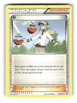 N 92/101 Uncommon Noble Victories Pokemon Moderately Played - Image 1