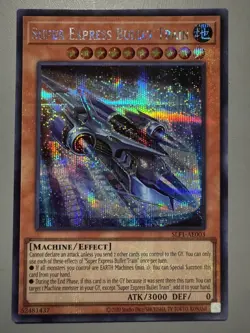 YUGIOH SUPER EXPRESS BULLET TRAIN ASIA ENGLISH EDITION SLF1-AE003 SECRET RARE - Image 1