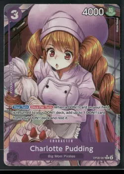 Charlotte Pudding (067) (Parallel) Two Legends Rare tcg #OP08-067 - Image 1
