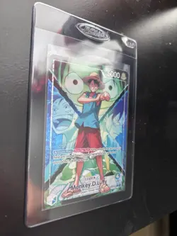 Bandai One Piece TCG Monkey D. Luffy OP06-022 L Leader Alt Art Foil Eng - Image 3