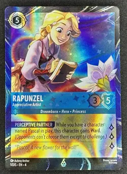 Disney Lorcana Rapunzel EPCOT Festival Of The Arts Promo Card NEW - Image 1