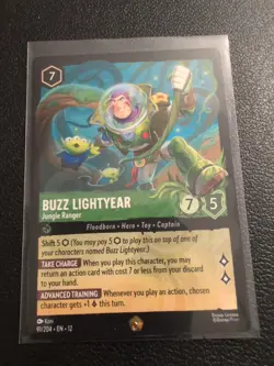 Disney Lorcana Buzz Lightyear Jungle Ranger Wilds Unknown Legendary 91/204 - Image 1