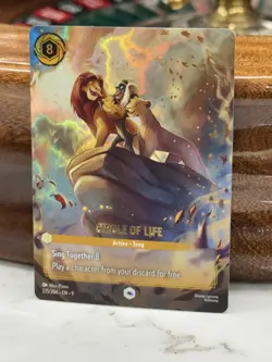 Disney Lorcana Fabled #225/204 Circle of Life Enchanted VERY RARE - Image 1