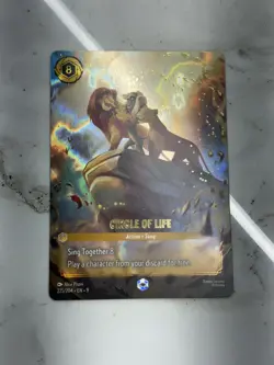 Disney Lorcana Fabled #225/204 Circle of Life Enchanted VERY RARE - Image 3