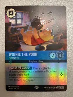 Ravensburger Disney Lorcana Winnie the Pooh-Hungry Bear 217/204 Foil ENG - Image 1