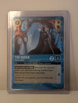 Disney Lorcana TCG - The Queen Mirror Seeker Foil - 12/P3 Fabled Costco Promo - Image 1