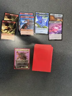 The Ur-Dragon Commander Deck Custom Full Art 100 Card Dragon Tribal Set PROXY - Image 1