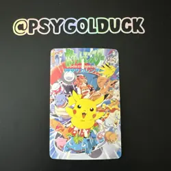 Japanese Pokemon Playing Card Pikachu Squirtle Poliwhirl Joker - Image 2