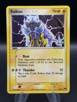 Raikou - 3/17 - Pokemon Pop Series 2 Holo Card LP - Image 1