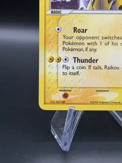 Raikou - 3/17 - Pokemon Pop Series 2 Holo Card LP - Image 3