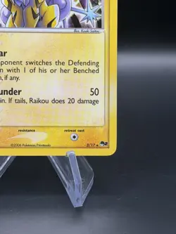 Raikou - 3/17 - Pokemon Pop Series 2 Holo Card LP - Image 5