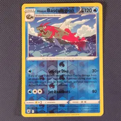 Hisuian Basculegion 044/189 - AR - Rare Reverse Holo Pokemon Card - NM - Image 1