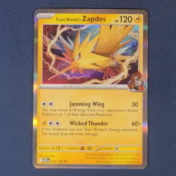 Team Rocket's Zapdos 070/182 - Destined Rivals - Rare Holo Pokemon Card - NM - Image 1