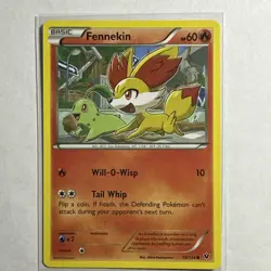 Fennekin 10/124 Regular Card XY Fates Collide Pokemon TCG LP - Image 1