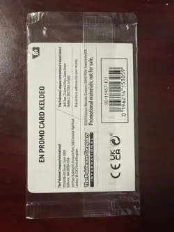 Pokemon Keldeo 19/86 Chaos Rising Stamped Promo – Sealed Exclusive Holo Card - Image 2
