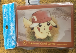 Pokemon Center Japan SEALED 64 ct I Choose You! Kalos Cap Pikachu Card Sleeves!! - Image 1