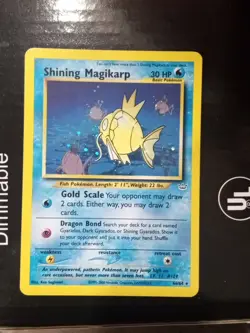Pokemon TCG Shining Magikarp Neo Revelation Holo Card 66/64 - Image 1