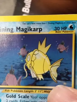 Pokemon TCG Shining Magikarp Neo Revelation Holo Card 66/64 - Image 3