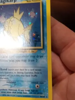 Pokemon TCG Shining Magikarp Neo Revelation Holo Card 66/64 - Image 5