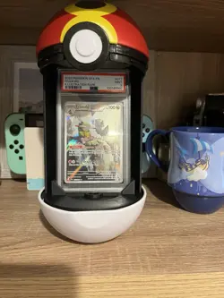 Pokemon Pokeball PSA Card Holder - 3D Insert And Tins NO CARD - Image 2