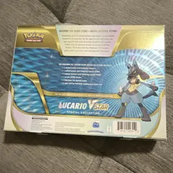 Pokemon TCG Lucario VSTAR Special Collection Box English 5 Cards 2022 - Image 2