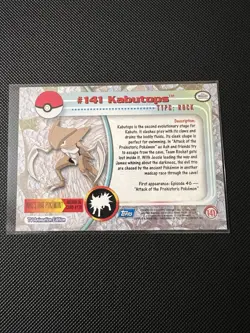 Topps Pokemon Card Kabutops Tv Animation Edition - Image 2