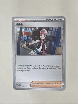 Hilda 084/086 White Flare Regular Uncommon Card NM Condition - Image 1