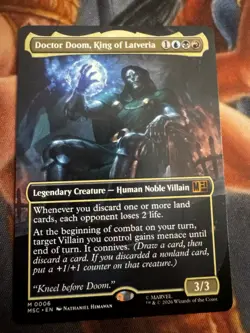 Doctor Doom, King of Latveria (Borderless) - 6 - MSC - NM - MTG - Image 1