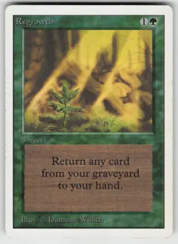 Regrowth Unlimited Edition Uncommon MAGIC: THE GATHERING - Image 1