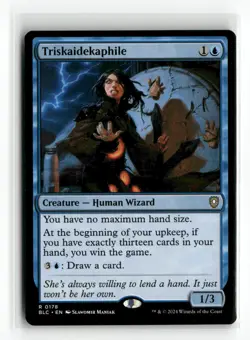 Triskaidekaphile Bloomburrow NM Rare #81 MTG Magic - Image 1